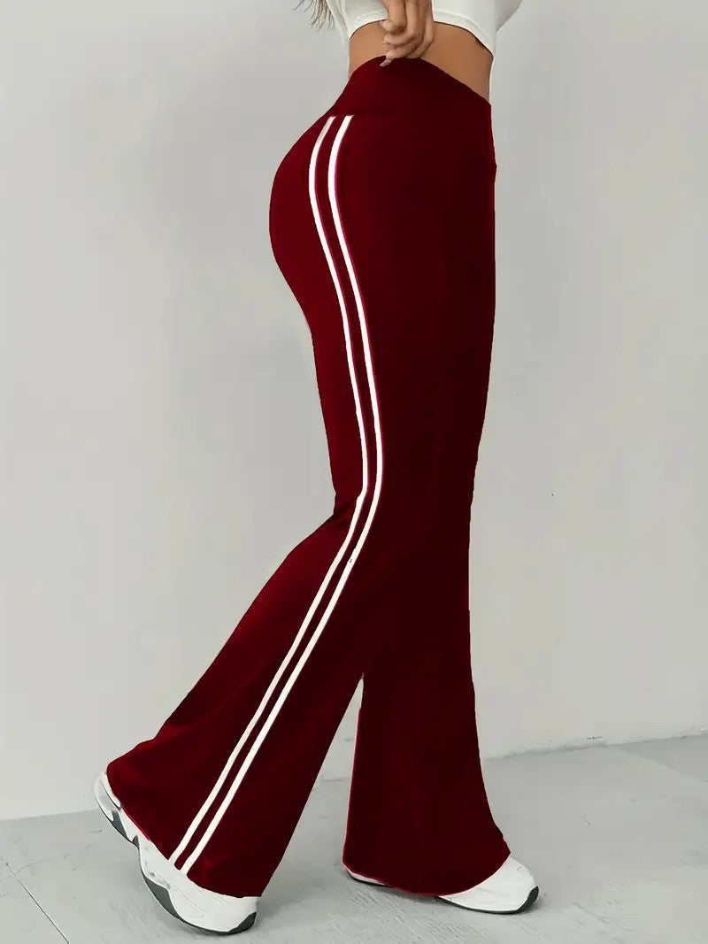 Women's High Waist Wide-leg Casual Pants Flared Pants