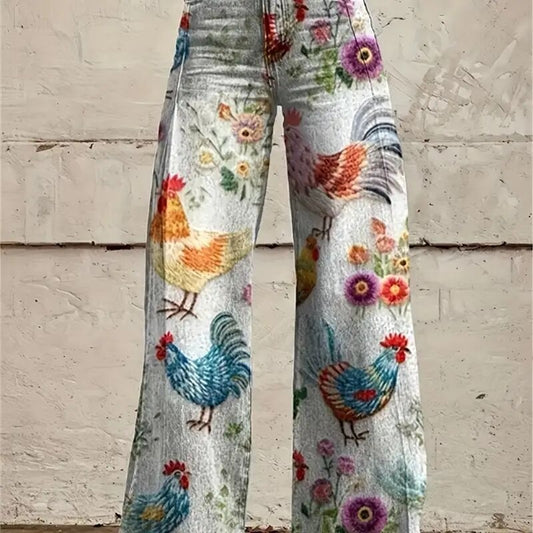 Women's Casual Fashionable Wide-leg Jeans