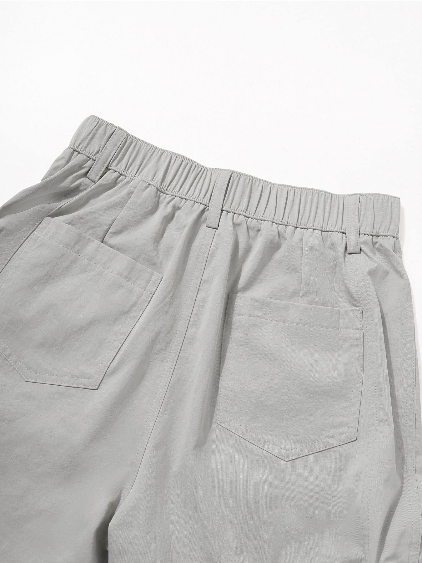 Functional American Multi-pocket High Street Wide-leg Casual Pants