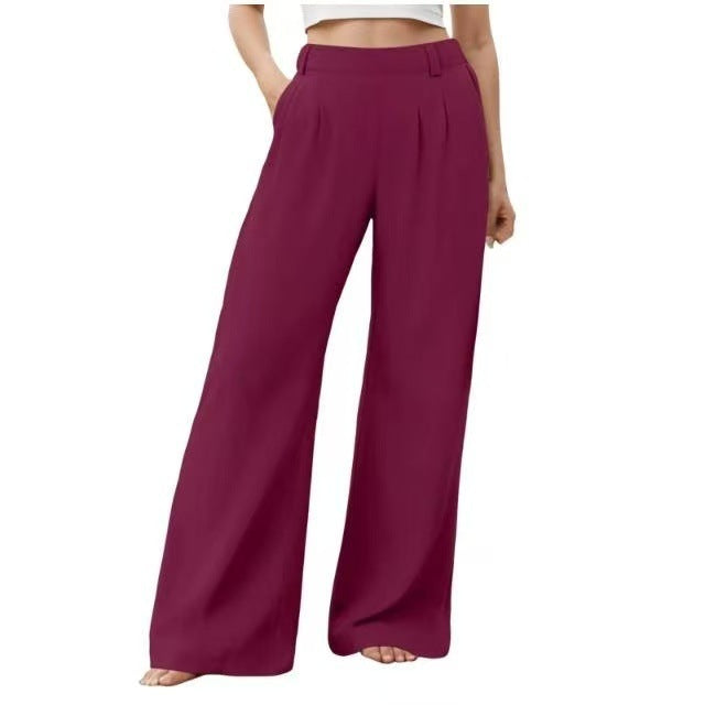 New Loose-fitting Women's Wide Leg Casual Trousers