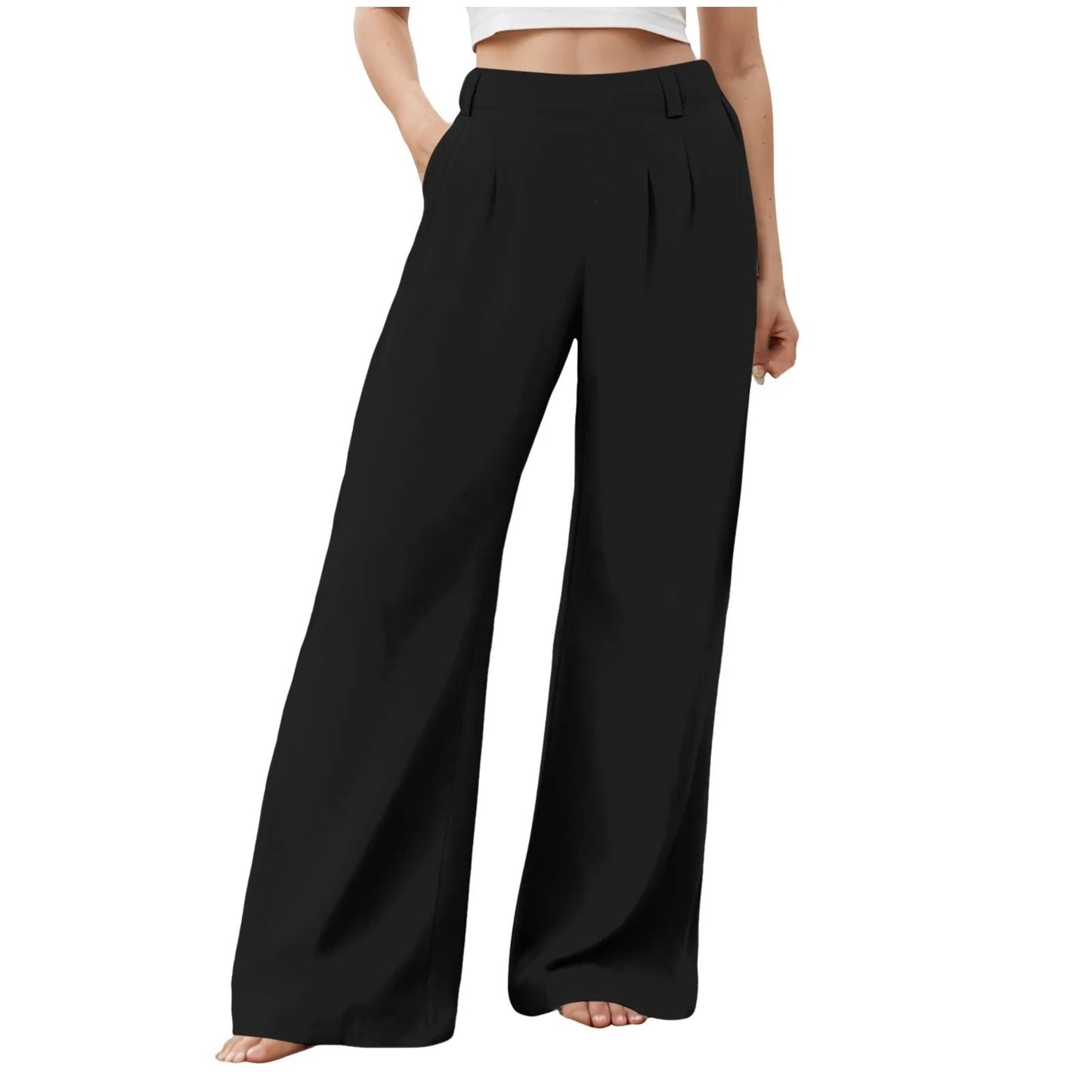 New Loose-fitting Women's Wide Leg Casual Trousers