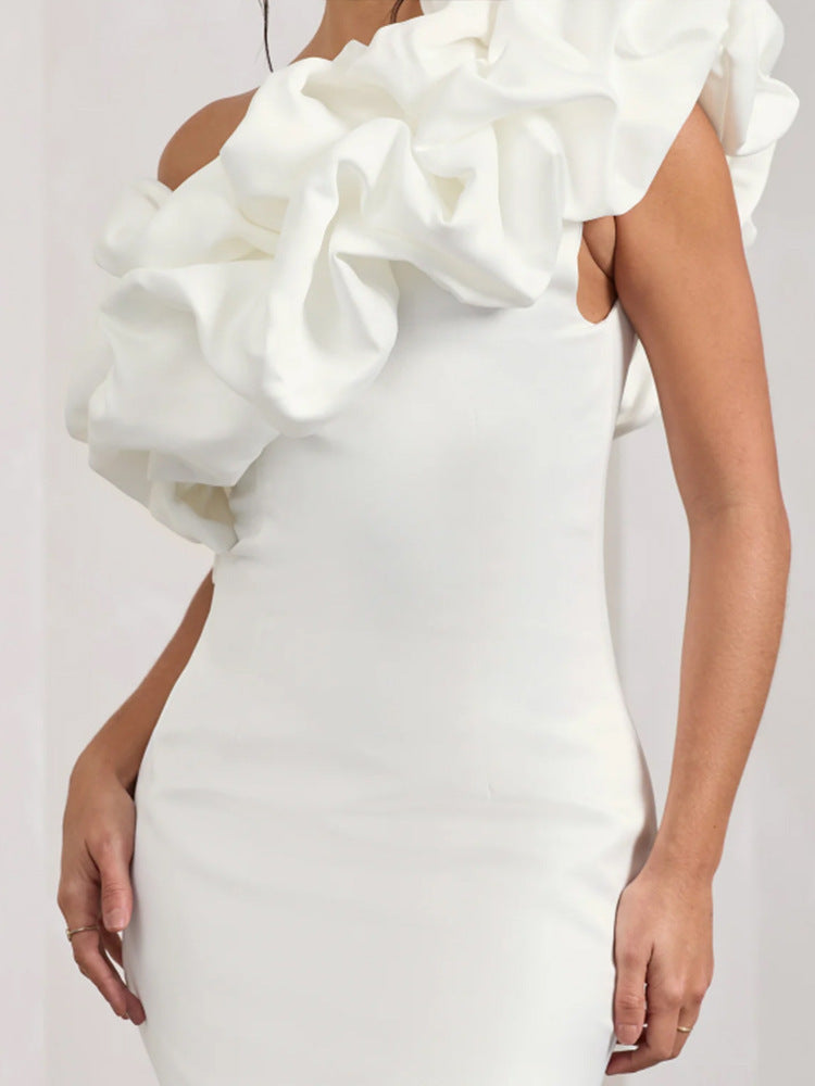 Fungus Tube Top Sleeveless Hip Skirt