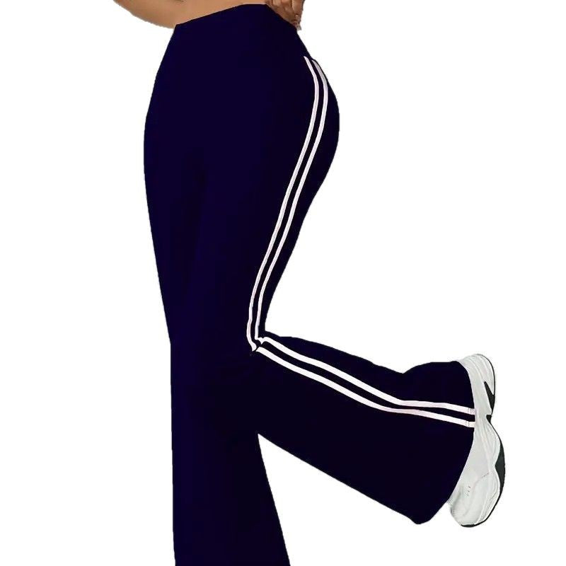 Women's High Waist Wide-leg Casual Pants Flared Pants