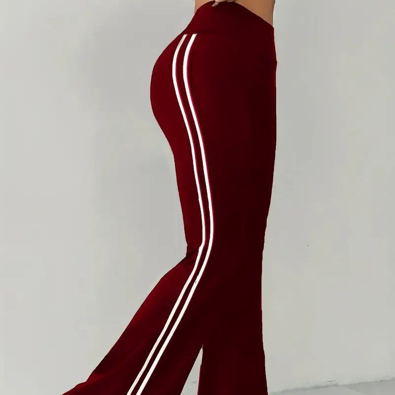 Women's High Waist Wide-leg Casual Pants Flared Pants