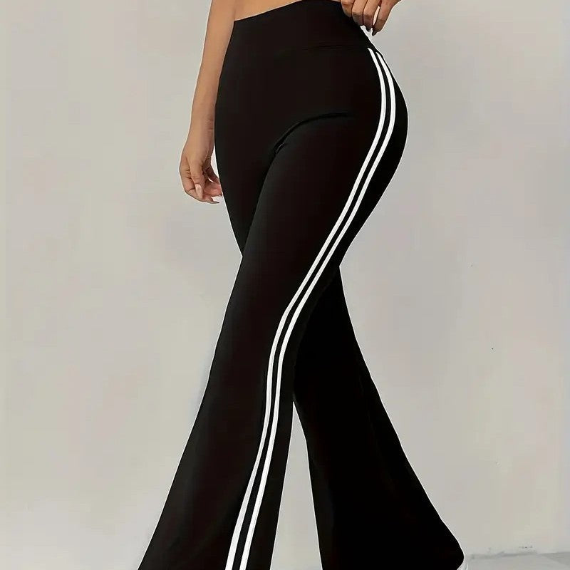 Women's High Waist Wide-leg Casual Pants Flared Pants
