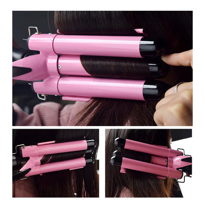 Professional Triple Barrel Hair Curler