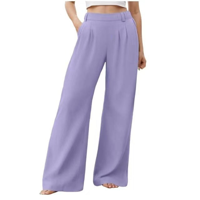 New Loose-fitting Women's Wide Leg Casual Trousers