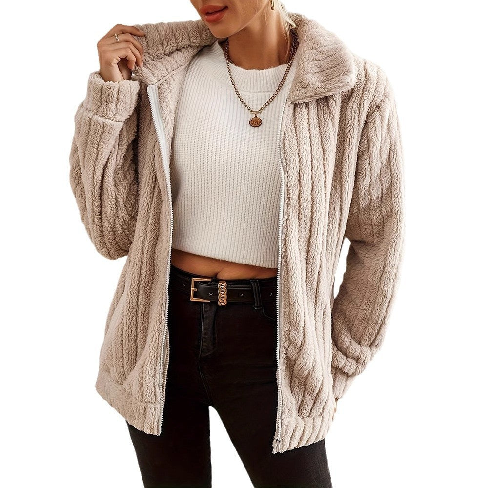 Women's Cardigan Lapel Short Coat