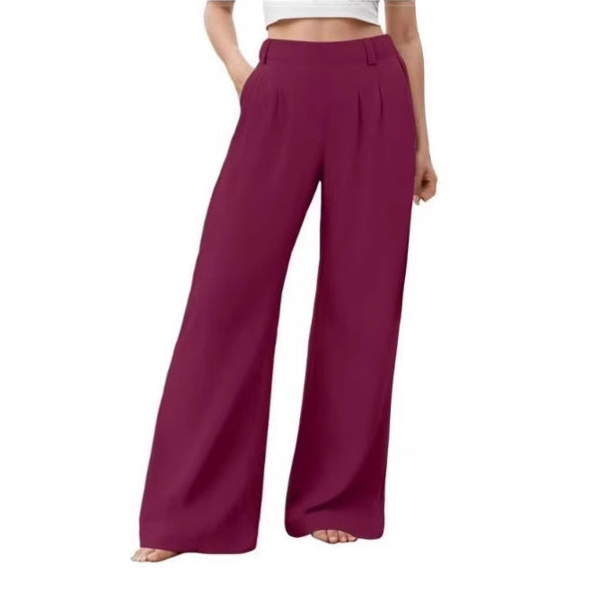 New Loose-fitting Women's Wide Leg Casual Trousers