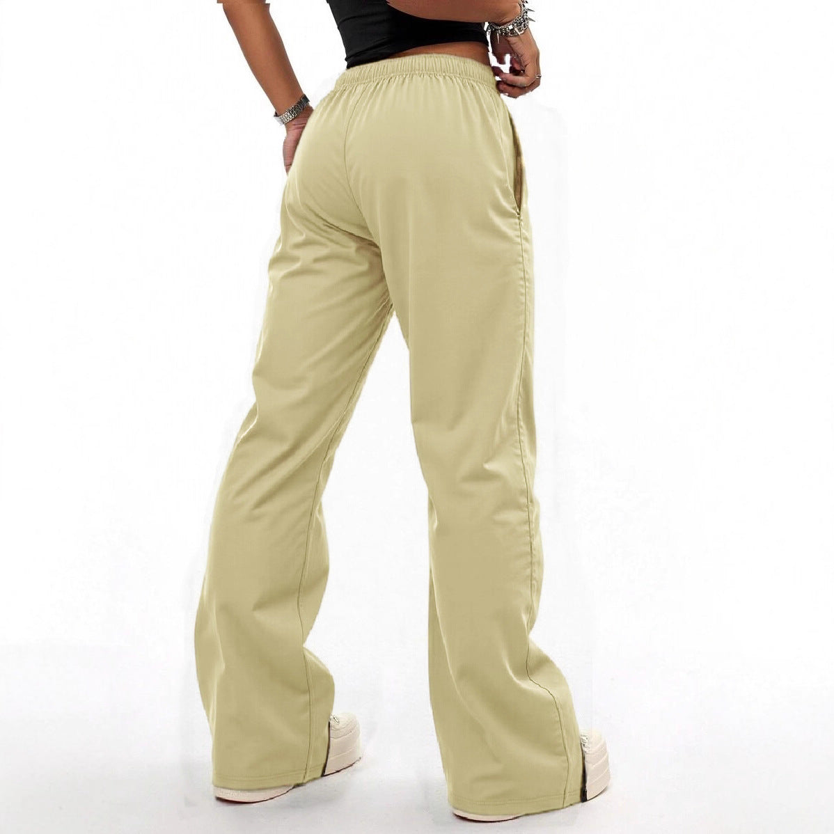 American Overalls Y2g Outdoor Solid Color Casual Pants